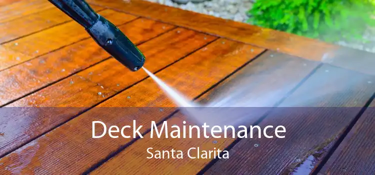 Deck Maintenance Santa Clarita