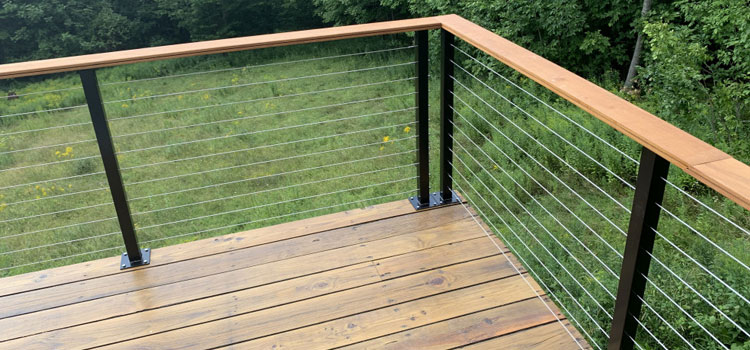 Installing Deck Cable Railing in Santa Clarita, CA