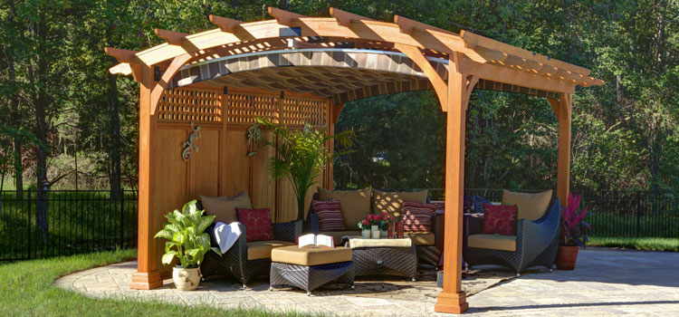 Modern Wood Pergola Installation in Santa Clarita, CA